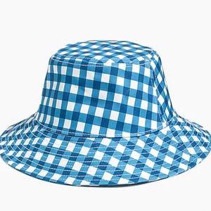 J.CREW FACTORY Printed Blue Bucket Hat - Women’s Size Medium/Large NWT